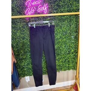 Mother High-Rise Black Skinny Jeans Women's Size 29
